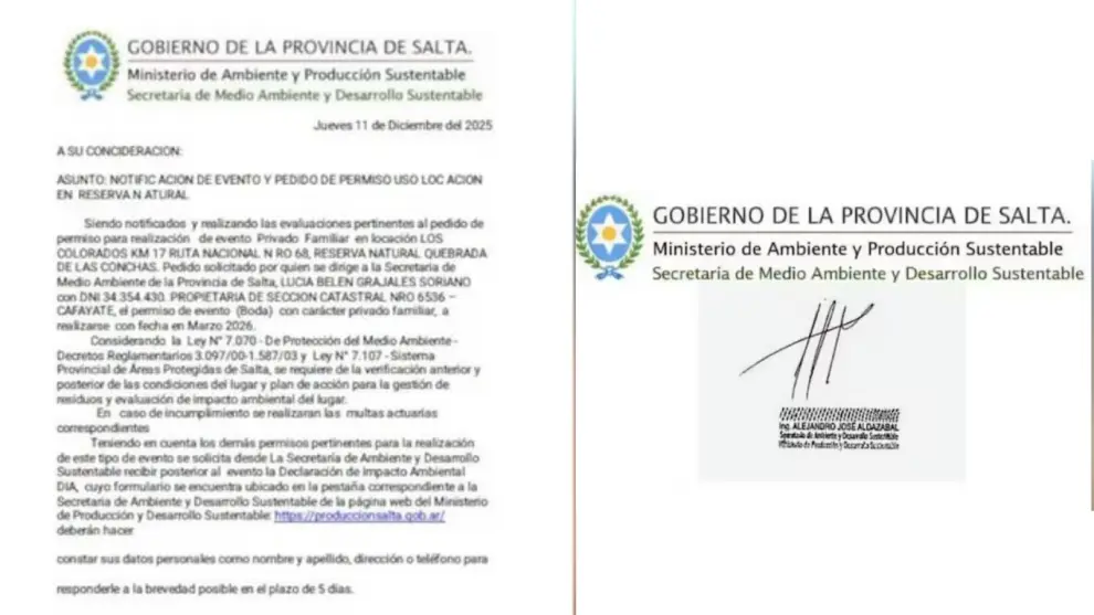 El supuesto permiso.