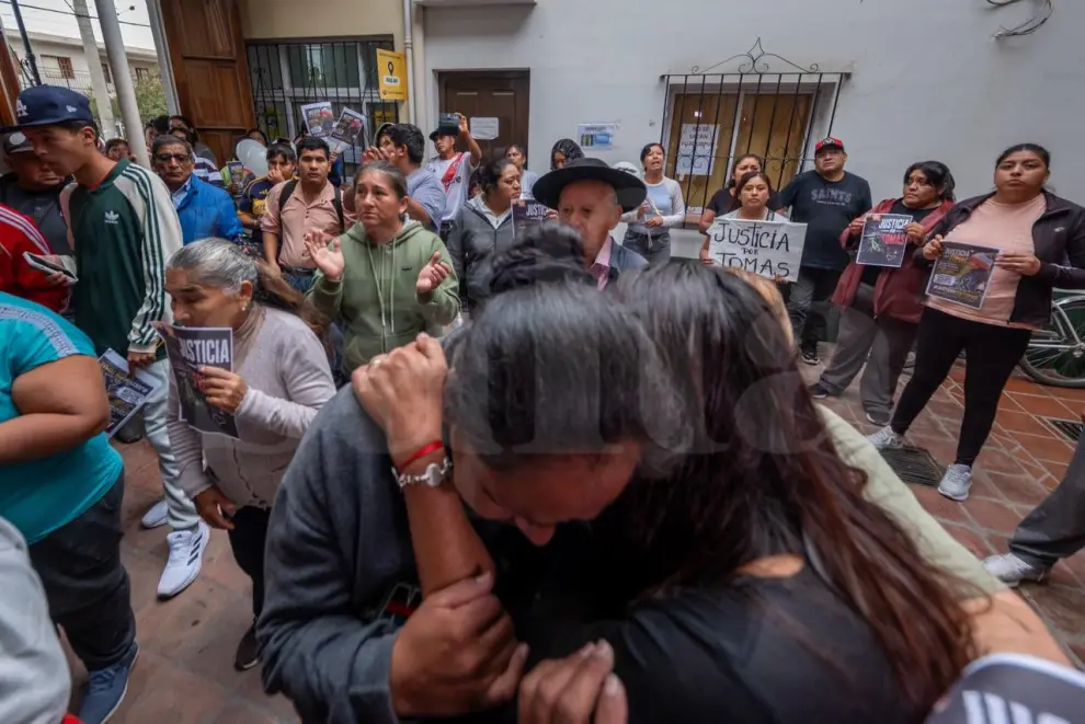 Protesta en La Merced por la muerte del pequeño Tomás