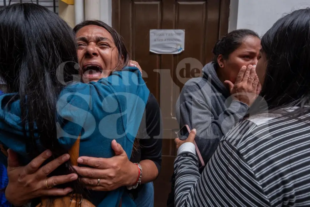 Protesta en La Merced por la muerte del pequeño Tomás