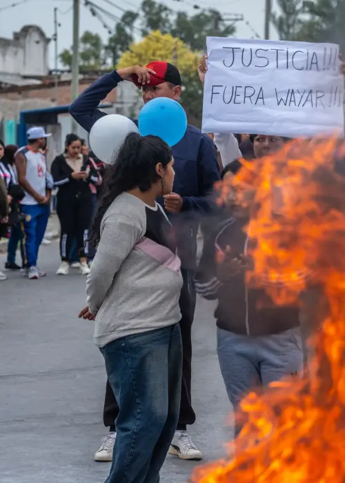 Manifestación en La Merced