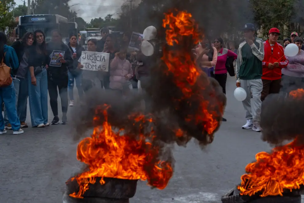 Manifestación en La merced