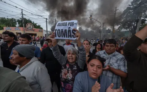 Manifestación en La Merced