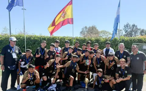El seleccionado salteño Sub13 dejó bien en alto la bandera celeste y blanca en España.