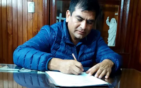 Intendente de la Merced Javier Wayar