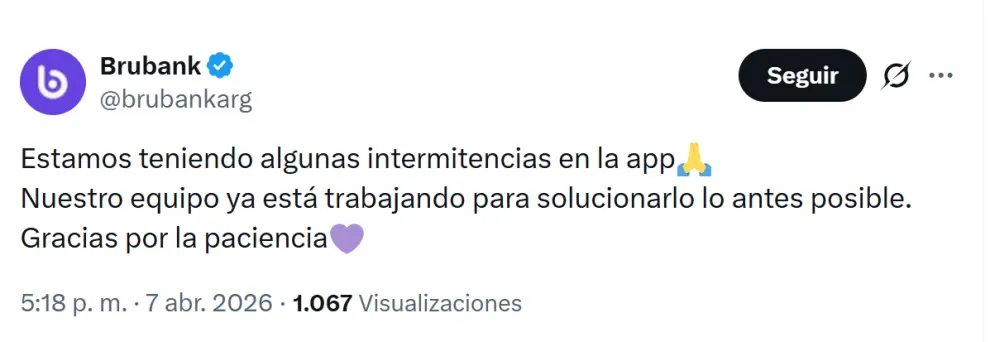 El parte de la plataforma financiera.