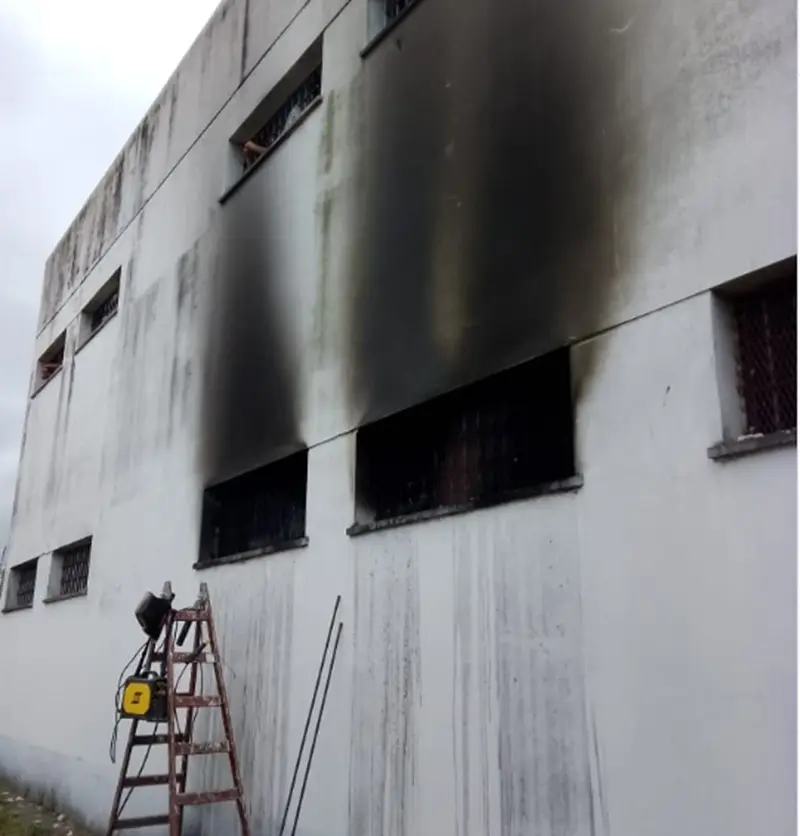 Sector donde se genero el incendio.