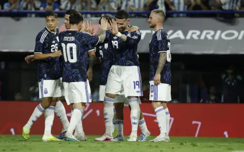 La Selección Argentina se despidieron en La Bombonera con triunfos ante Zambia y Mauritania