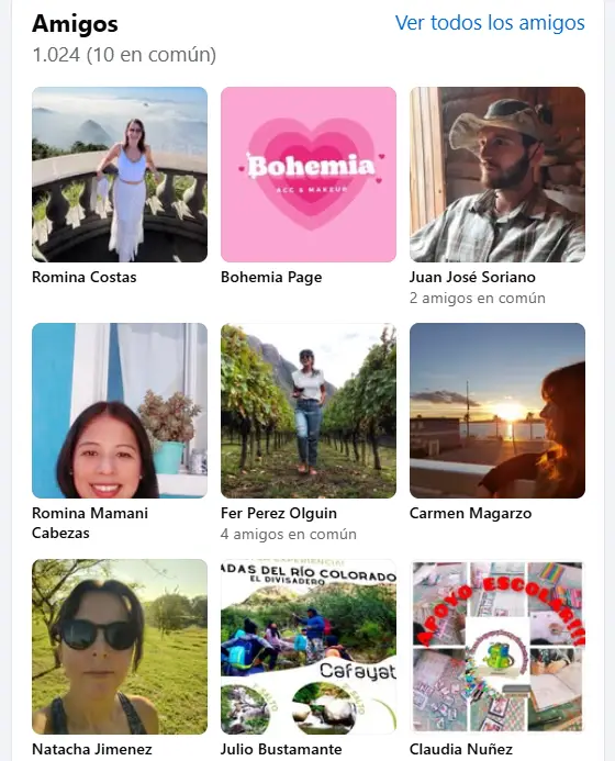 La concejal entre los amigos en redes sociales de Soriano.