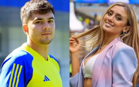 Lucas Blondel y Morena Beltrán.