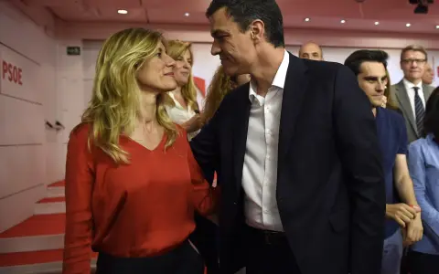 Begoña Gómez y Pedro Sánchez