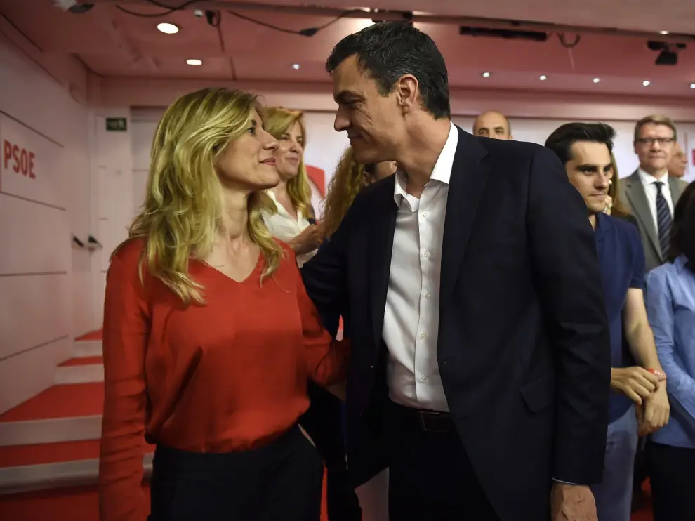 Begoña Gómez y Pedro Sánchez