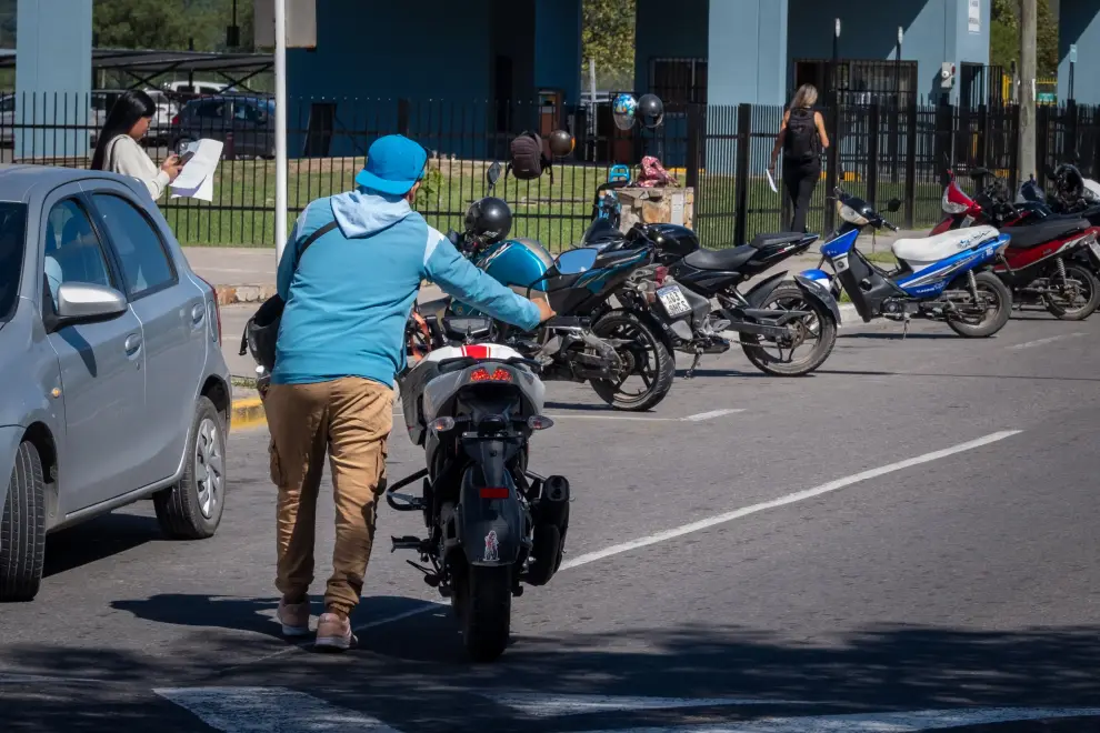 Jesus retira la moto del lugar y no le secuestraron la moto