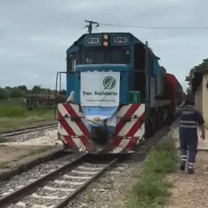 El Tren Solidario llegó a Salta con ayuda para la gente de Morillo y San Antonio de los Cobres