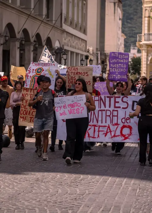 Marcha por el boleto