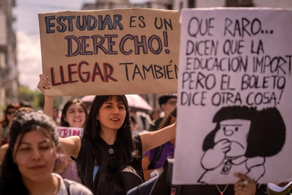 Marcha por el boleto estudiantil