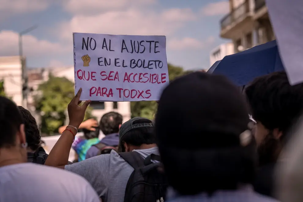 Marcha por el boleto estudiantil