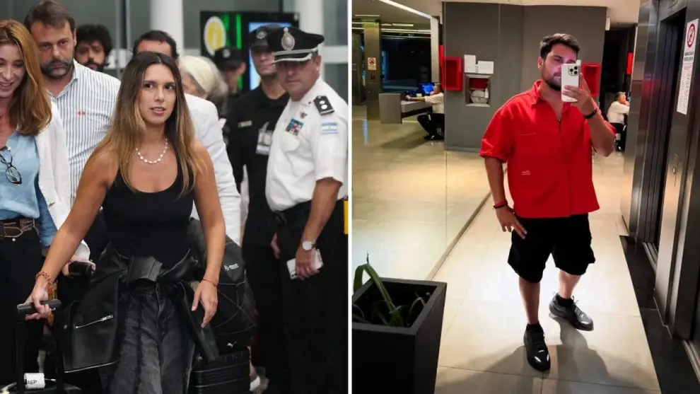 Agostina Páez y su ex novio