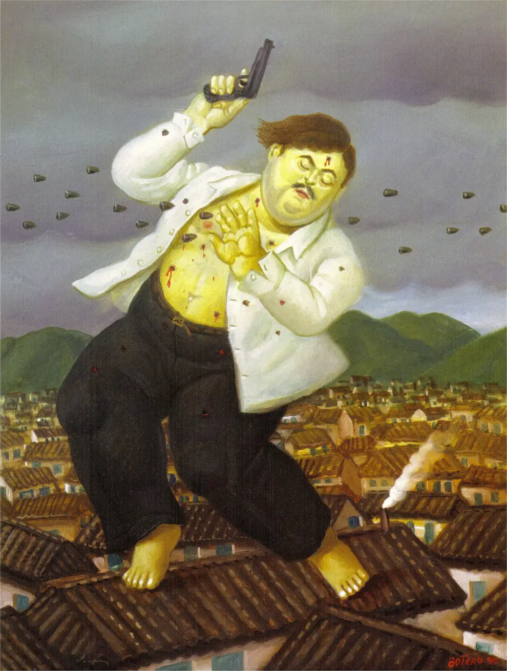 Pablo Escobar por Botero