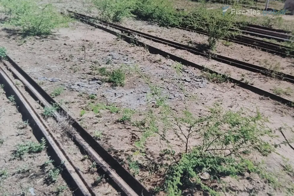 El robo de rieles se daba en el Ramal C-25 del Ferrocarril Belgrano Cargas. 