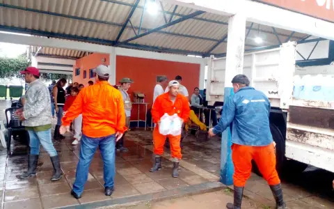 A principios de febrero llegaron muchas donaciones para El Galpón por las inundaciones