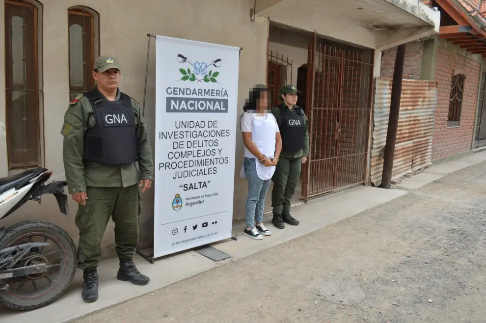 La mujer detenida por el delito de trata de personas en Salta.