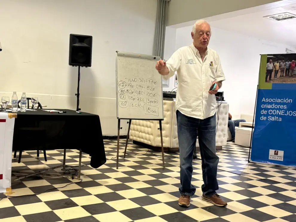 El cunicultor Toni Roca de España