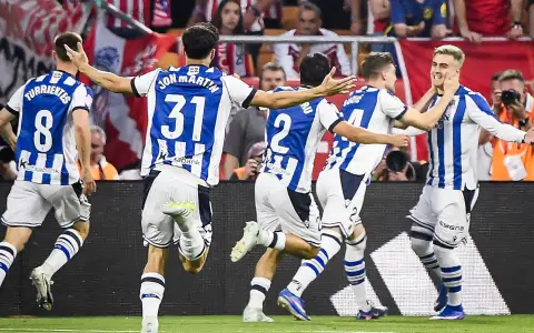 El Real Sociedad gritó campeón de la Copa del Rey.