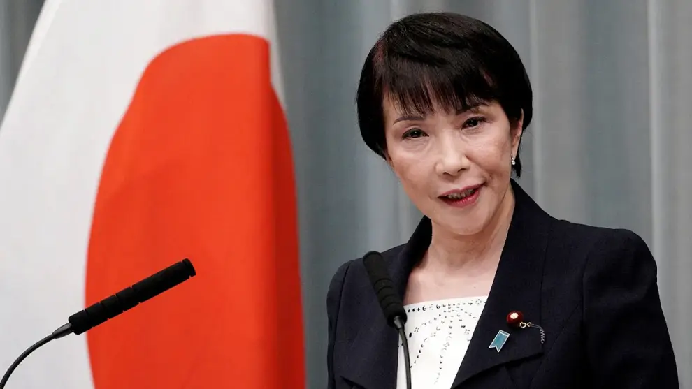 La primera ministra Sanae Takaichi