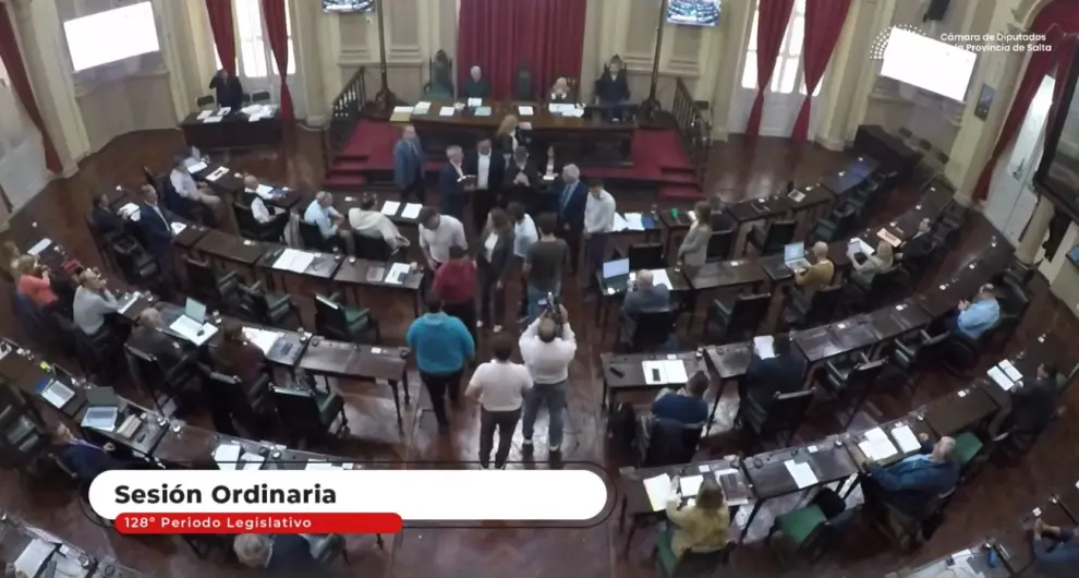 Sesiones Ordinarias, diputados