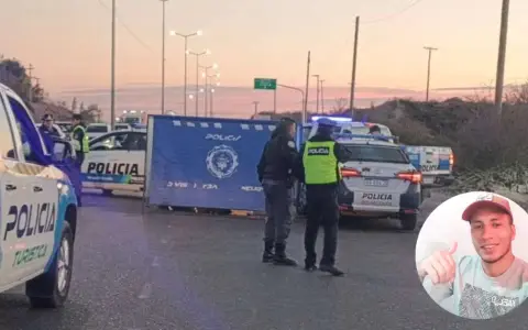 El operativo policial desplegado en Neuquén tras el accidente de Montellano