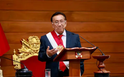 José María Balcázar en Lima (Perú), el 18 de febrero.