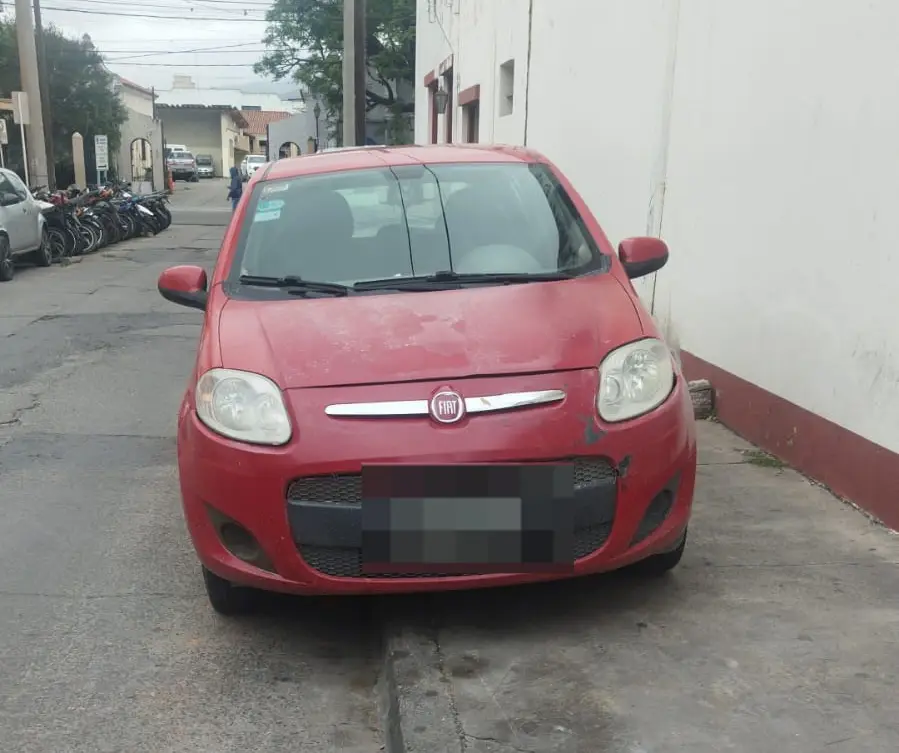 El auto con pedido de secuestro.
