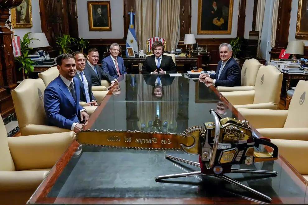  Javier Milei, recibió al empresario estadounidense vinculado al ámbito de la tecnología y la innovación, Peter Thiel
