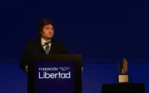 Milei en la Fundación Libertad