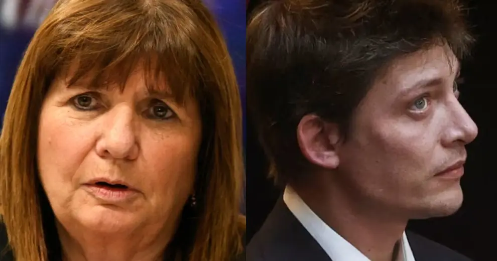 Patricia Bullrich y Santiago Caputo