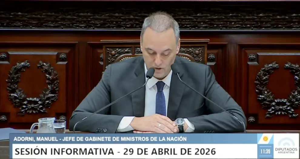 Adorni en el Congreso