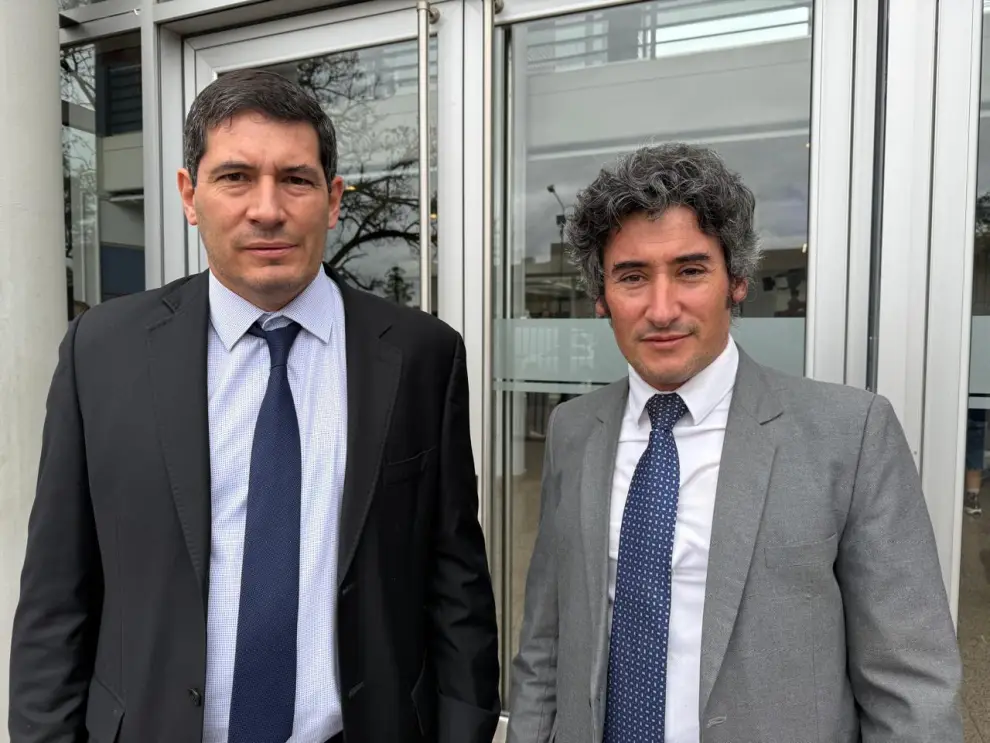 Los abogados querellantes Jorge Ovejero y Carlos Oliver