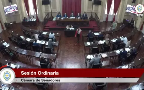 Sesión en el Senado de Salta