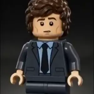 Milei se deconstruyó en Lego por el Día del Trabajador