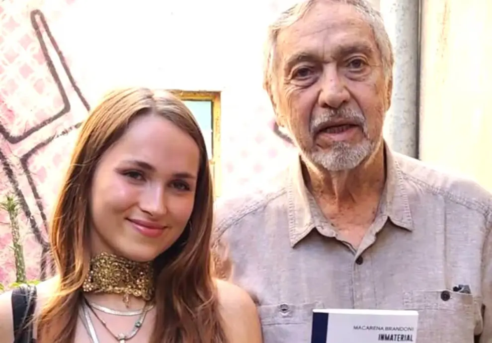 Luis Brandoni y su nieta