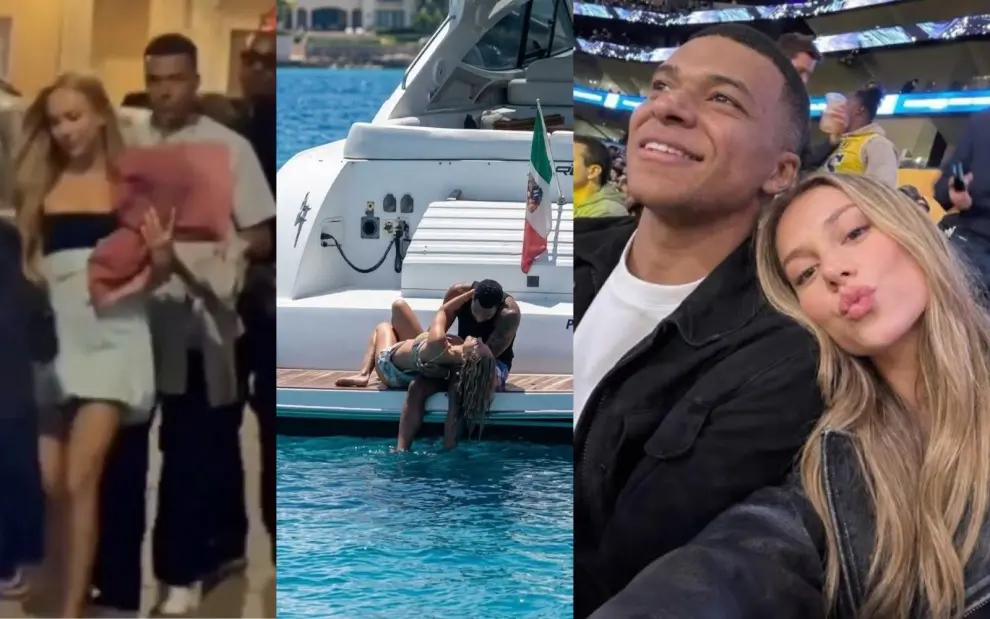Mbappé con su novia, Ester Espósito