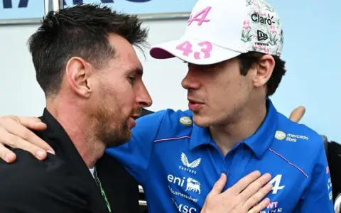 El encuentro cumbre en Miami entre Lionel Messi y Franco Colapinto.