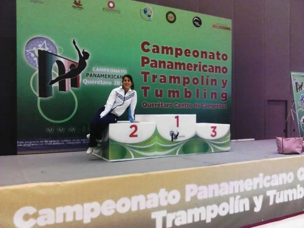 Carolina Diaz Naharro en el Panamericano de 2012 en México