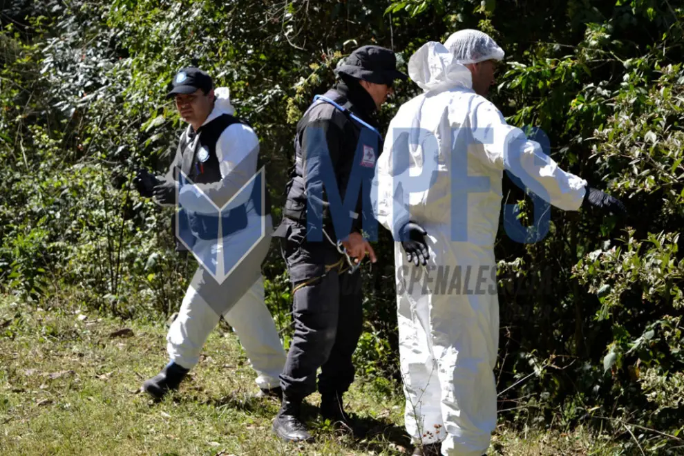 Investigadores y peritos del CIF. 