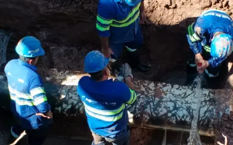 Trabajadores de Aguas del Norte.