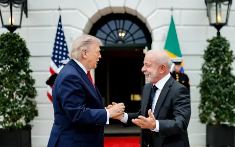 Donald Trump y Luiz Inácio Lula da Silva se reunieron en la Casa Rosada