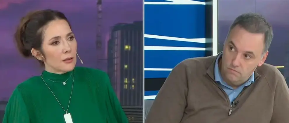 Cristina Pérez y Manuel Adorni