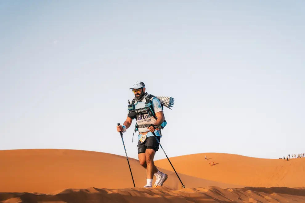 Albert Tejerina en el Desierto del Sahara