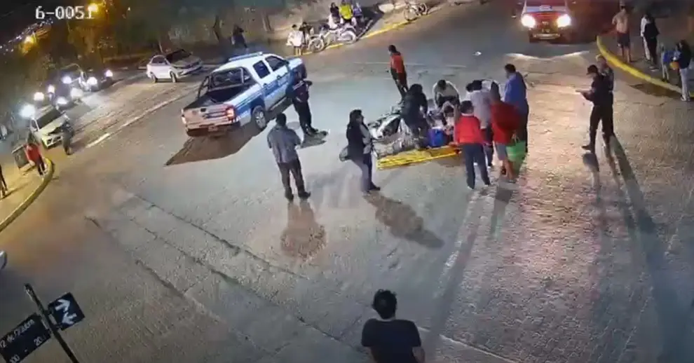 Siniestro vial en Cafayate.