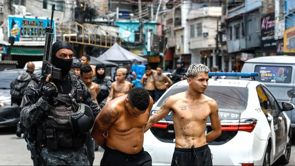 El operativo del Comando Vermelho en las favelas a fines de octubre de 2025
